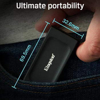 Памет SSD 2TB Kingston XS1000 | JAR Computers Памет SSD 2TB Kingston XS1000