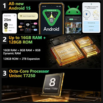 Ulefone RugKing 3 Pro 128GB/8GB Orange