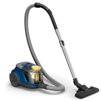 Прахосмукачка Philips XB2125/09, без торба, 850W, 1.3 л. вместимост на контейнера, телескопична тръба, синя | JAR Computers Philips XB2125/09
