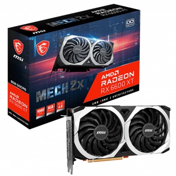 Видео карта AMD Radeon RX 6600, 8GB, MSI Mech 2x, PCI-E 4.0, GDDR6, 128-bit, DP, HDMI | JAR Computers AMD Radeon RX 6600 Mech 2x 8G