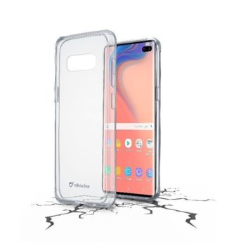 Калъф за Samsung Galaxy S10+, Cellular Line CLearDuo, твърдо тяло с гумена рамка, прозрачен | JAR Computers Cellular Line ClearDuo for Samsung Galaxy S10+