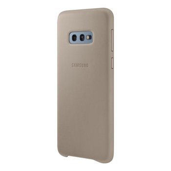 Leather cover for Galaxy S10e EF-VG970LJEGWW gray