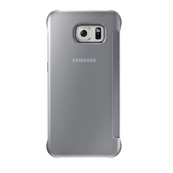 Clear View Cover Samsung Galaxy S6 Silver