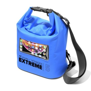 Чанта Cellularline Voyager Extreme, 5 л., водоустойчива, синьо | JAR Computers Cellularline Voyager Extreme 5л