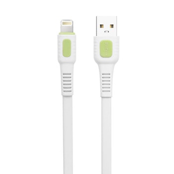 Кабел DeTech DE-C36i, от USB A(м) към Lightning(м), 1m, бял | JAR Computers DeTech DE-C36i 40192