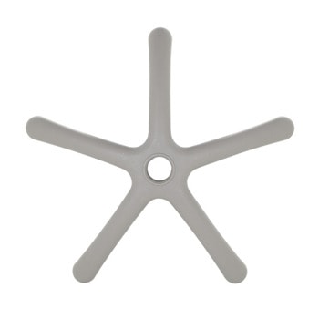 Звезда Carmen за офис стол 6017/6017-1/6017-2, полипропиленова, сива | JAR Computers Звезда за детски стол Carmen сива