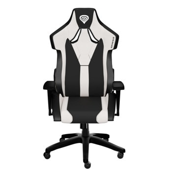 Геймърски стол Genesis Nitro 650, до 150кг. макс тегло, еко кожа, газов амортисьор, коригиране височина, бял image