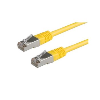Пач кабел Roline, S/FTP, Cat.6, 10m, жълт | JAR Computers Roline S/FTP Cat.6 10m 21.99.1382