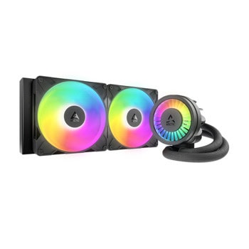 Водно охлаждане за процесор Arctic Liquid Freezer III Pro 280 A-RGB Black, съвместимост със сокети Intel LGA 1851/1700 & AMD AM5/AM4 | JAR Computers охлаждане arctic liquid freezer iii pro 280 черно