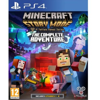Игра за конзола Minecraft: Story Mode - The Complete Adventure, за PS4 | JAR Computers Minecraft: Story Mode - The Complete Adventure