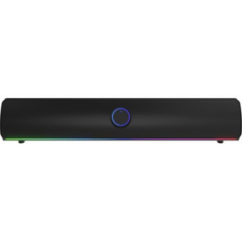 Soundbar система Genesis Helium 312BT Black, 2.0, 10W, Bluetooth, USB, RGB подсветка | JAR Computers Genesis Helium 312BT Black NCS-2185