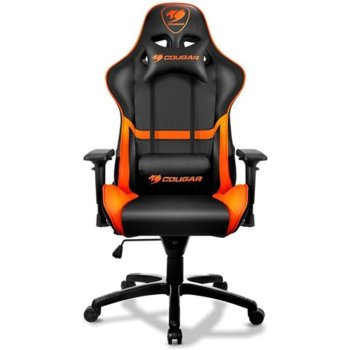 Геймърски стол Cougar Armor Gaming Chair, черен/оранжев | JAR Computers Cougar Armor Gaming Chair CG3MGC1NXB0001