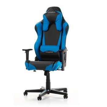 Геймърски стол DXRacer Racing Shield OH/RM1/NB, черен/син | JAR Computers DXRacer RACING Shield OH/RM1/NB