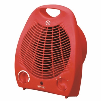 Вентилаторна печка Rosberg R51970G, 2000W, за под, 3 степени, червена | JAR Computers Rosberg R51970G