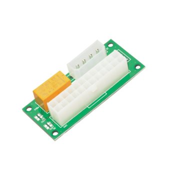 Контролер Makki MAKKI-ADD2PSU, от ATX 24pin към Molex 4pin, за 2 захранвания в една конфигурация, за mining | JAR Computers Makki MAKKI-ADD2PSU