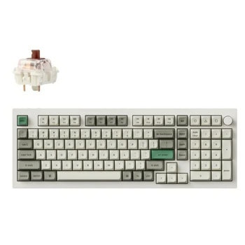 Клавиатура Keychron Q5 Max QMK (Q5M-P3), безжична/жична, механична, Gateron Jupiter Brown суич, гейминг, RGB подсветка, Hot-Swappable суичове, N-Key Rollover, бяла, Wireless, USB, Bluetooth | JAR Computers Keychron Q5 Max QMK Gateron Jupiter Brown Q5M-P3