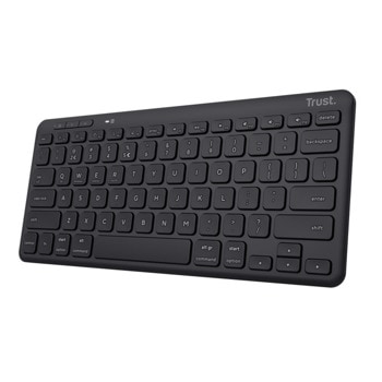 Клавиатура Trust Lyra Compact, безжична, Bluetooth, черна | JAR Computers Клавиатура Trust Lyra Compact