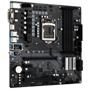 Дънна платка ASRock Z390M Pro4, Z390, LGA1151, DDR4, PCI-Е (HDMI&DVI)(CFX), 6x SATA 6Gb/s, 2x M.2 slot, 1x USB 3.1 (Gen2, Type-A), Micro ATX | JAR Computers ASRock Z390M Pro4