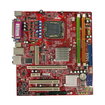 Дънна платка MSI 945GCM5-F V2, 945G, LGA775, DDR2, VGA+PCI Express, SB7.1, Lan1000, SerialATA2, mATX, BULK | JAR Computers MSI 945GCM5-F V2