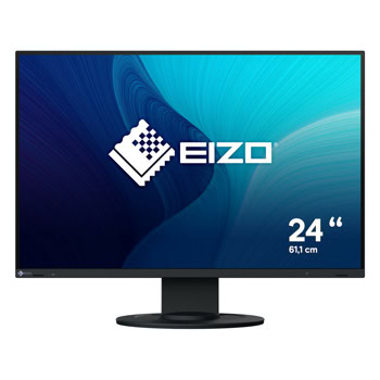 Монитор EIZO EV2410R-BK, 24.1" (61.21 cm) IPS панел, WQHD, 5ms, 1300:1, 350 cd/m2, DisplayPort, HDMI, DVI-D, USB | JAR Computers EIZO EV2410R-BK