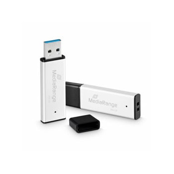 Памет 256GB USB Flash Drive, MediaRange MR1903, USB 3.0, сребриста | JAR Computers USB 256GB MediaRange MR1903
