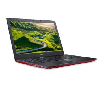 Лаптоп Acer Aspire E5-575G-34WJ (NX.GDXEX.004)(червен), дву-ядрен Skylake Intel® Core™ i3-6100U 2.30 GHz, 15.6" (39.62 cm) Full HD LED Display & GeForce 940MX 2GB (HDMI), 4GB, 1TB HDD, 2x USB 3.0, USB 3.1, Linux, 2.23kg | JAR Computers Acer Aspire E5-575G-34WJ Red NX.GDXEX.004