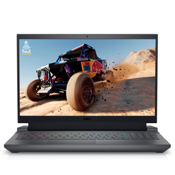 Лаптоп Dell G15 5530 (GALIO15_RPLH_2401_008)(сив), десетядрен Intel Core i5-13450HX 2.4/4.6GHz, 15.6" (39.62 cm) Full HD 165Hz Anti-Glare Display & GF RTX 4050 6GB, (HDMI), 16GB DDR5, 512GB SSD, 1x USB-C 3.2 Gen 2, Windows 11 Pro | JAR Computers Dell G15 5530 GALIO15_RPLH_2401_008