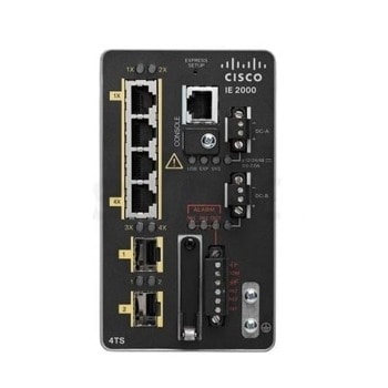 Суич Cisco IE2000, 1000Mbps, 6 порта, 4x 10/100/1000 Mbps, 2x SFP | JAR Computers Cisco IE2000 IE-2000-4TS-L
