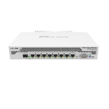 Суич Mikrotik CCR1009-7G-1C-PC, 1000Mbps, 7x LAN1000, PoE, 1x Ethernet/SFP combo port | JAR Computers Mikrotik CCR1009-7G-1C-PC