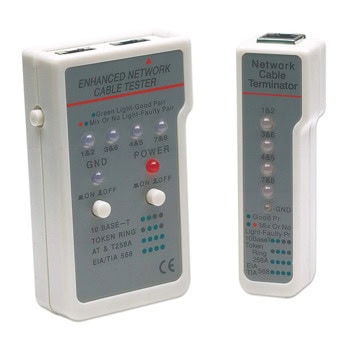 тестер за кабели intellinet 351898 за rj11 rj45 | JAR Computers тестер за кабели intellinet 351898 за rj11 rj45