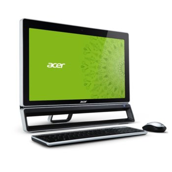 Настолен компютър 23" (58.42 cm) PC Acer AZS600, FULL HD LED сензорен екран & GeForce GT620 2GB, дву-ядрен Intel® Pentium® G645 2.9GHz, 8GB DDR3 RAM, 1000GB HDD, DVDRW, Windows 8, 2г. гаранция | JAR Computers PC ALL IN ONE ACER ASPIRE AZS600