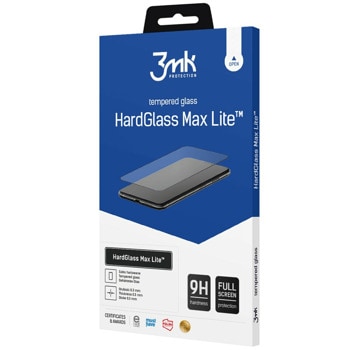 Протектор от закалено стъкло /Tempered Glass/ 3MK HardGlass Max Lite за Apple iPhone 13 / 13 Pro / 14, 9H твърдост | JAR Computers 3MK HardGlass Max Lite iPhone 13 / 13 Pro / 14