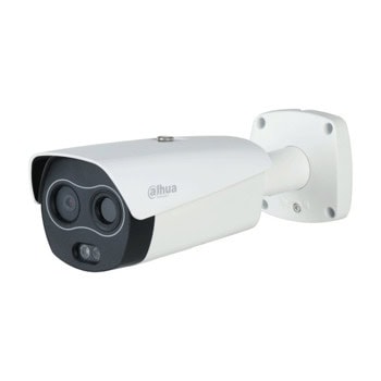 IP камера Dahua TPC-BF2241-B7F8-S2, насочена "bullet" камера, термален сензор, 4MPix(2336x1752@25fps), H.265/H.264/H.264H/H.264B/MJPEG, IR осветеност (до 50м), външна IP67, PoE, microSD слот до 256GB | JAR Computers Dahua TPC-BF2241-B7F8-S2