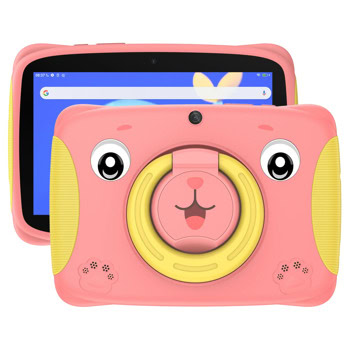 Таблет Blackview Tab 3 Kids (розов), 7" (17.78 cm) WSVGA TN дисплей, четириядрен Unisoc SC7731E, 2GB RAM, 32GB Flash памет (+microSD слот), 2.0 & 0.3 Mpix, Android, 320 g | JAR Computers Blackview Tab 3 Kids Pink BVTAV3_KIDS-P