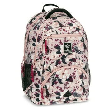 Ученическа раница Ergo 27l Flowery Pink (5375), ергономична подложка, подплатен ергономичен гръб, разноцветна | JAR Computers Ergo 27l Flowery Pink (5375)