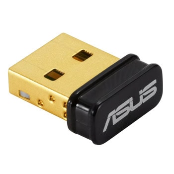 Адаптер Asus USB-BT540, USB 2.0, Bluetooth V5.4, до 3Mbps, обхват до 10м, черен | JAR Computers Asus USB-BT540