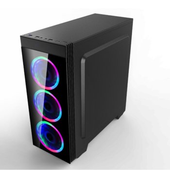 Кутия Estillo 8872 RGB Gaming ATX USB 3.0