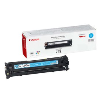 Тонер касета за Canon LBP 7200/MF 8330/8350 - Cyan - P№ CR2661B002AA - CRG-718C - Заб.: 2900 к | JAR Computers КАСЕТА ЗА CANON LBP 7200/MF 8330/8350 - Cyan