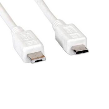 Кабел Roline 11.02.8751, от USB micro B(5-pin) към USB micro A(м), 1.8m, бял | JAR Computers Roline Micro USB A(м) към Micro USB B(м) 4005045