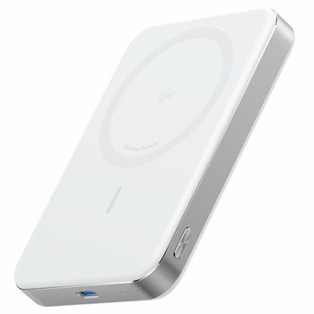 Външна батерия /power bank/ Anker A1664H21, 10 000mAh, бяла, 1x USB-C, безжично зареждане, 15W | JAR Computers Anker A1664H21