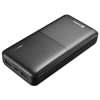 Външна батерия/power bank/ Sandberg Saver Powerbank (320-42), 20000mAh, черна | JAR Computers Sandberg Saver Powerbank 320-42