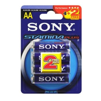 Sony AM3B4X2D Alkaline R06 Stamina Plus 4+2  AA