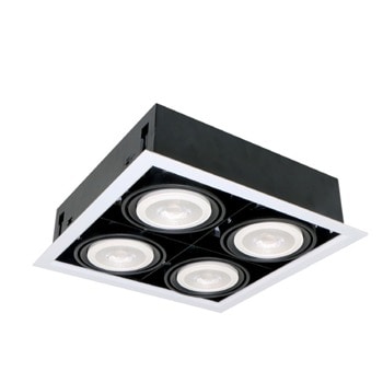 LED луна ELMARK 92Q41227WH, 4X12W, 230V, защита IP20, 3600lm, 2700K, бял | JAR Computers LED луна ELMARK 92Q41227WH