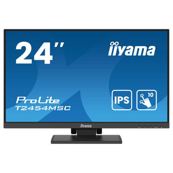 Интерактивен дисплей IIYAMA T2454MSC-B2AG, 23.8" (60.45 cm) IPS мулти-тъч дисплей, DisplayPort, HDMI, USB | JAR Computers IIYAMA T2454MSC-B2AG