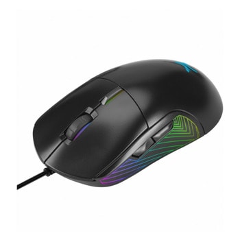 Мишка Noxo Scourge, оптична (3200 dpi), USB, черна, гейминг, 6 бутона | JAR Computers мишка noxo scourge 1350002