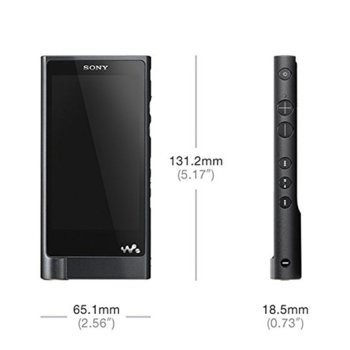 Sony NW-ZX2 Black MP4 player Bluetooth/NFC 128GB