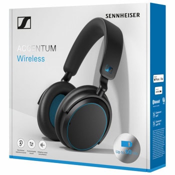 Sennheiser ACCENTUM Wireless Black/Blue 700381 Ра | JAR Computers Sennheiser ACCENTUM Wireless Black/Blue 700381 Ра