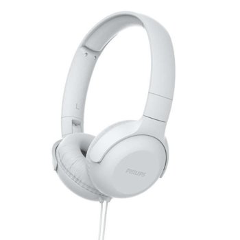 Слушалки Philips TAUH201WT, микрофон, бели | JAR Computers Philips слушалки с микрофон и лента за глава