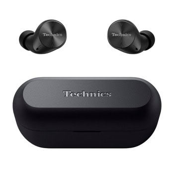 Слушалки Technics EAH-AZ60M2, безжични, Bluetooth, MEMS микрофон, хибридно шумопотискане, 8mm говорители, IPX4 защита, черни | JAR Computers Слушалки Technics EAH-AZ60M2 Black