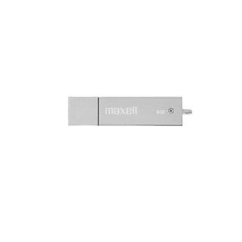 Памет 8GB USB Flash Drive, Maxell Platinum Pro, USB 2.0, стоманена, сребриста | JAR Computers 8GB Maxell Platinum Pro USB 2.0 4902580715076